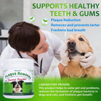 Natural Dog Dental Powder for Plaque Removal | Helps Reduce Plaque, Supports Healthy Teeth & Gums, Freshens Breath, Daily Dental Care for All Dogs