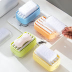Multifunctional Foaming Soap Box for Soap Holder,Laundry Cleaning Brush | Portable Scrubbing Soap Dispenser Roller,Soap Cleaning Storage Foaming Box for Home Bathroom Kitchen