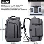 Travel Overnight Backpack,40-Liter FAA Flight Approved Weekender Bag Carry on Backpack…