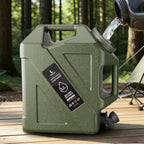 3.2GAL Camping Water Jug, Portable Water Storage Container with Spigot, Leak-Proof Lid & Dual Handles, Outdoor Water Tank for Camping, RV, Emergency Preparedness