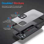 Shockproof Armor Matte Case for Iphone 13 12 11 Pro Max XR XS X 7 8 plus SE Mini Luxury Silicone Bumper Clear Hard PC Cover Capa,Red,For Iphone 6 6S
