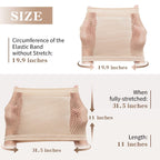 Hair Net for Long Hair, Mesh Wig Caps for Women, Natural Nude, 2 Pieces