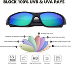 Kids Sunglasses Boys Girls Sports Polarized Sunglasses for Kids Child Youth Baseball Beach Sun Glass with Strap