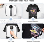 10"X10" Heat Press Machine, Fast Heating with Timer & Auto Shut-Off | DIY Iron-On Transfer Press for Clothes & Bags - Purple 2026 Update