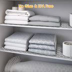 Shelf and Drawer Liner for Kitchen Cabinet Non-Adhesive Non Slip | Thickened Shelf Paper Waterproof Shelves Protector Pantry Liner Cover for Dresser Cupboard Bathroom Gray 23IN X 30FT