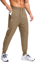 Men'S Joggers with Zipper Pockets Lightweight Athletic Workout Pants Quick Dry Sweatpants for Men Running Hiking
