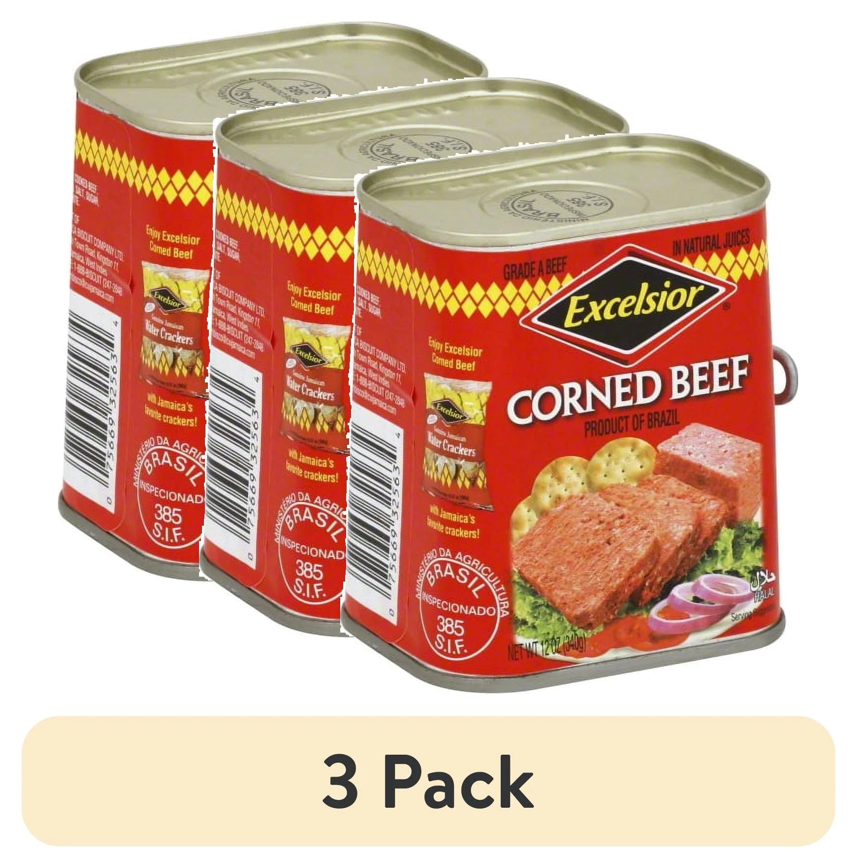 (3 Pack)  Corned Beef, 12 Oz, Pack of 12