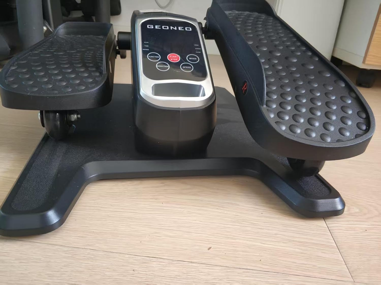 Under Desk Elliptical Machine, Electric Ellipse Leg Exerciser for Senior, Quiet and Compact Electric Seated Pedal Exerciser for Home with Display Monitor, Remote Control and 12 Adjustable Speeds