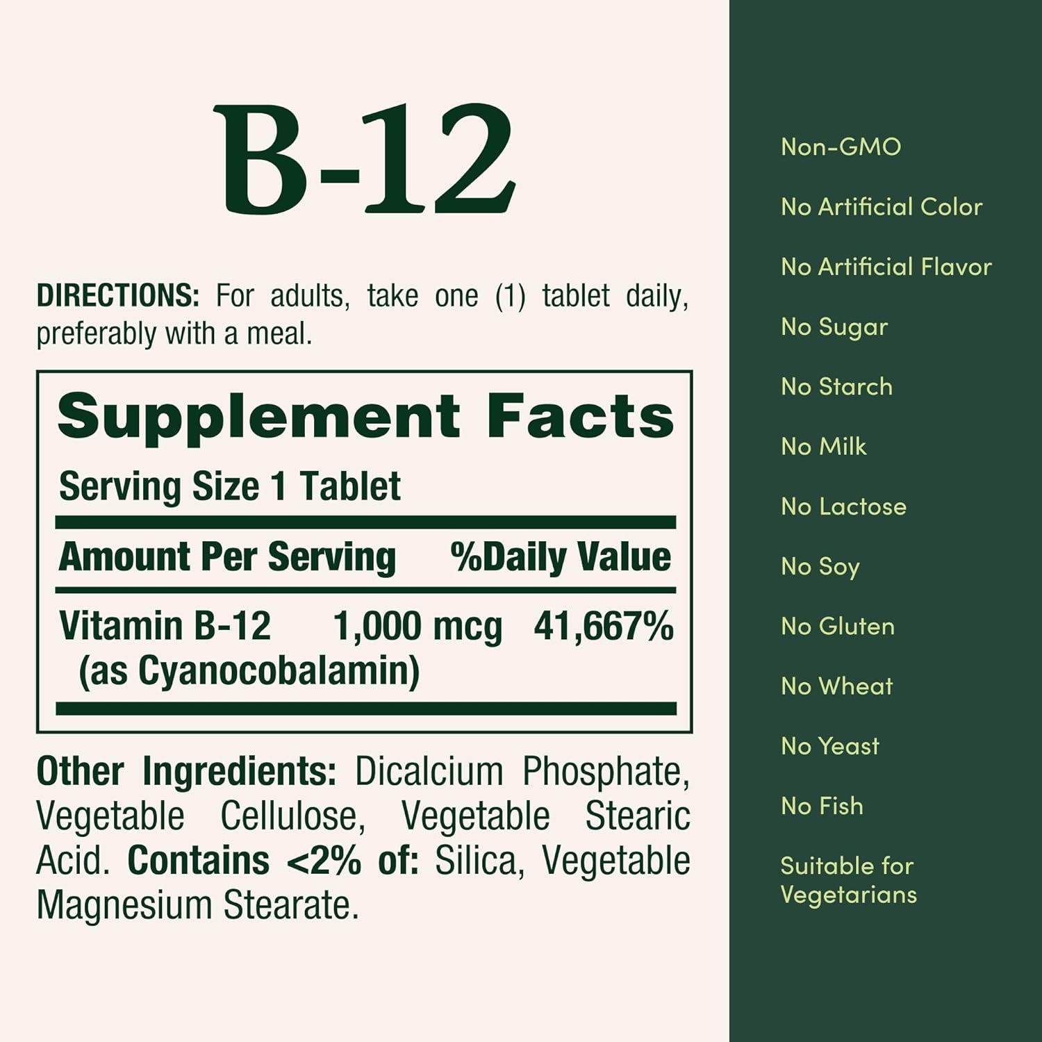 Vitamin B12 1000 Mcg Supplements, Supports Energy Metabolism, 200 Ct