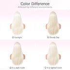 Platinum Blonde Wig with Bangs 24Inch Long Straight Wigs for Women | Natural Looking Synthetic Wig,Suitable for Daily Wear,Party,Halloween and Cosplay,Beginner-Friendly,Lightweight and Soft