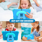 Kids Tablet 7 Inch Tablet for Kids Toddler Tablet Wifi Kids Tablets 32G Android Dual Camera Parental Control Children'S Tablet Kids App Pre-Installed Netflix Youtube (Green)