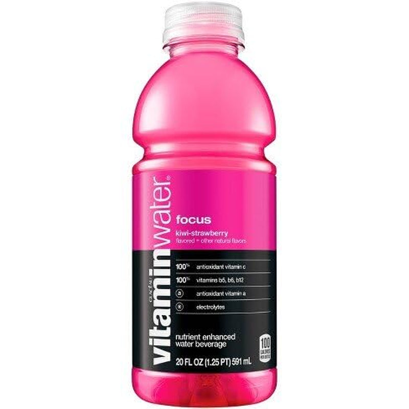 Vitamin Water Variety Pack - 20 Oz Water Bottles - Vitamin Water Energy Drink, Flavored Water - Vitamin Water Energy, Refresh, Focus, Power-C - Sport Drinks Variety Pack - Vitamin Water 12 Pack