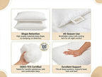 Decorative Pillows, Inserts & Covers Throw Pillows for Bed | 27X17 Queen Size Bed Pillows for Sleeping Premium Fill Pillows, Soft Supportive Hotel Quality Sleeping Pillows