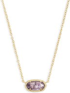 Kendra Scott Elisa Pendant Necklace for Women, Fashion Jewelry, 14K Gold-Plated