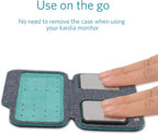 Carrying Case for Kardia Mobile EKG Monitor - Travel Kardia Case Fits in Pocket, Features Magnetic Closure to Keep Kardia Device Safe on the Go, NOT Fit Kardiamobile 6L,Dark Blue
