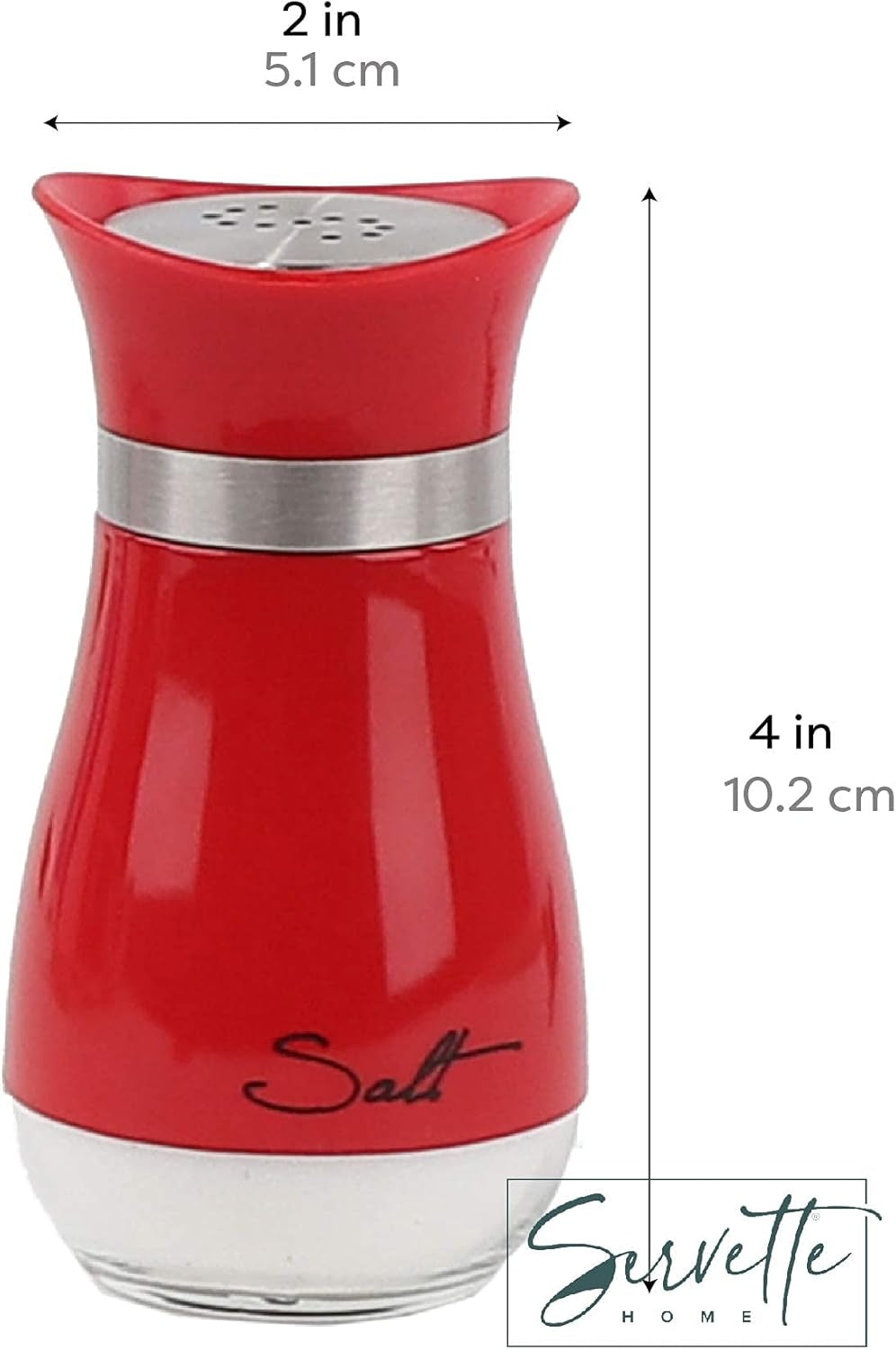Basic Salt & Pepper Shakers - Red