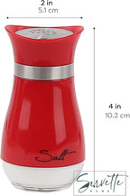 Basic Salt & Pepper Shakers - Red
