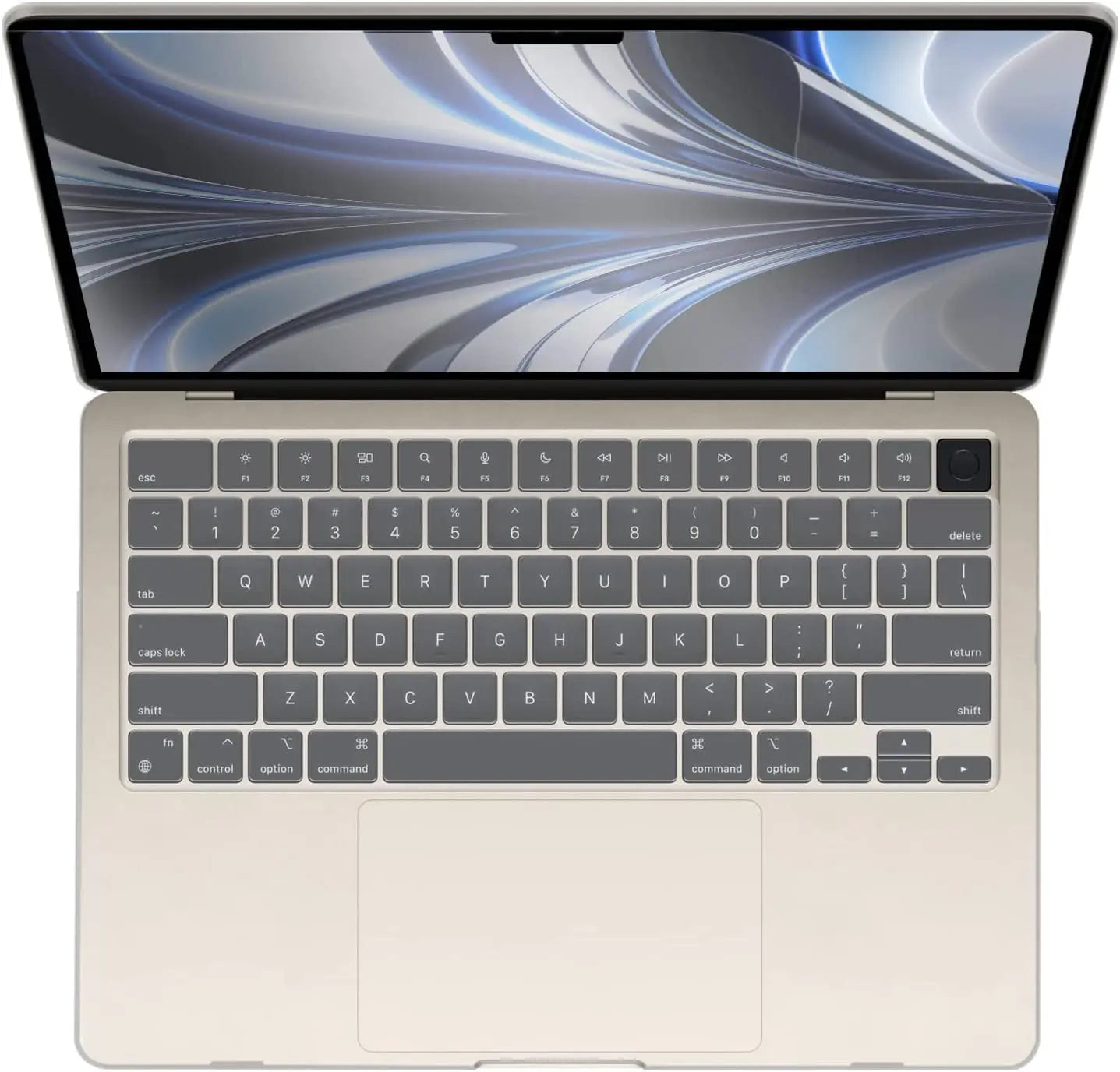 Compatible with 2024 2023 2022 Macbook Air 13 Inch Case M3 A3113 M2 A2681, Hardshell Case & Keyboardcover & Screenfilm & Type-C Adapter for Mac Air 13.6, Crystal Clear, AT13-KK-CYCL+2TC