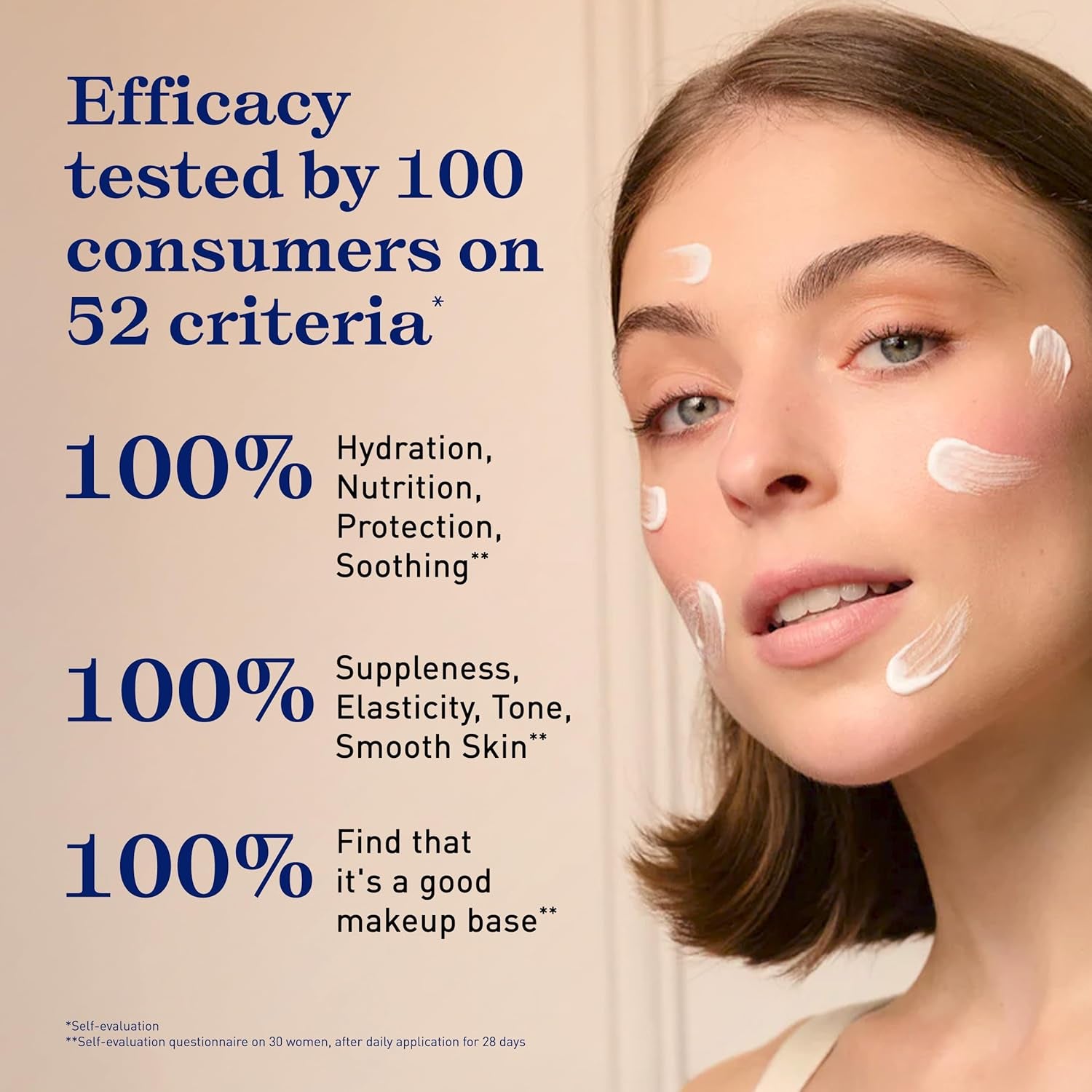 Lait-Crème Concentré Face Moisturizer and Makeup Primer, French Face Cream with Shea Butter & Aloe Vera, 2.54 Fl Oz