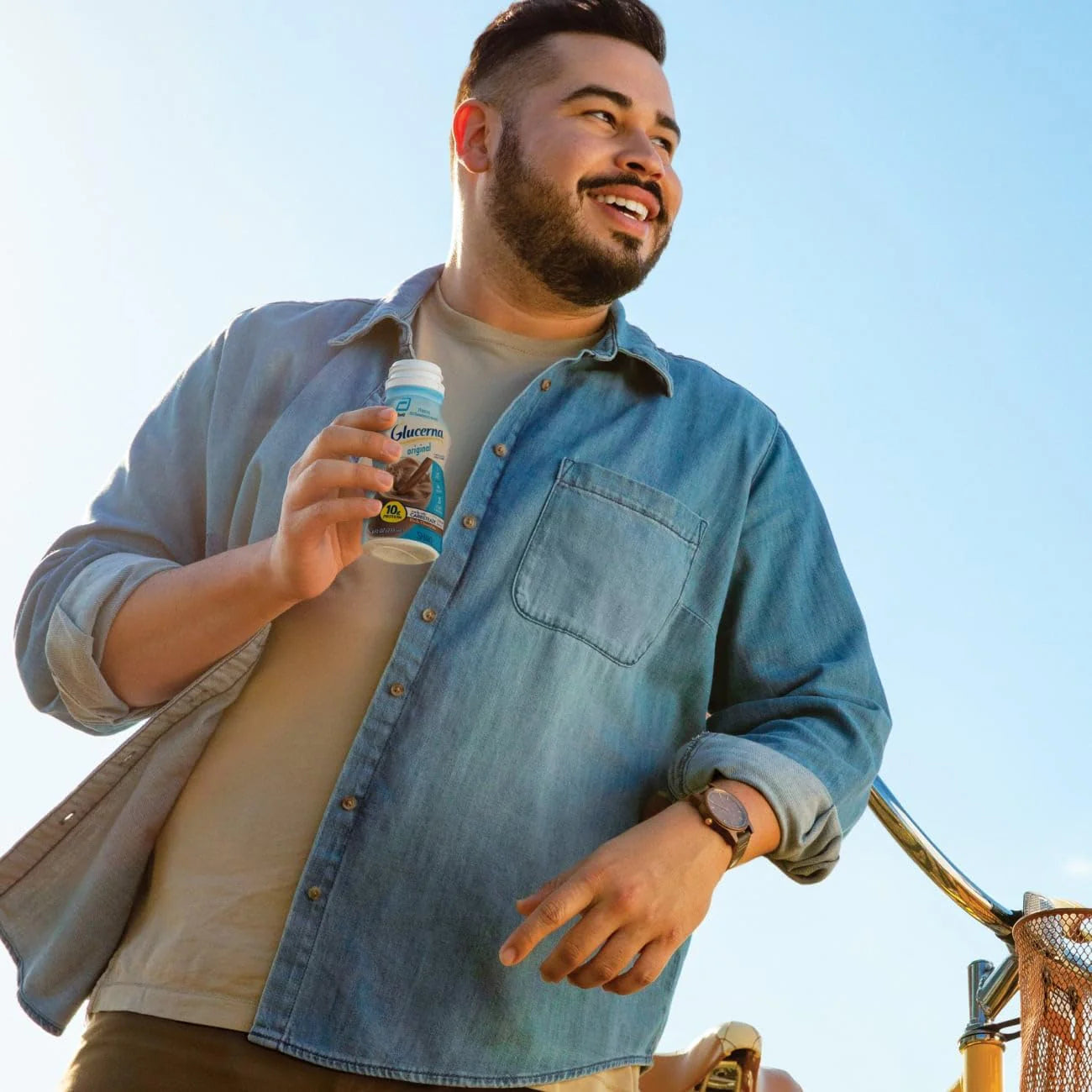 Original Diabetes Care Shake, Rich Chocolate, Diabetic Meal Replacement to Support Blood Sugar Management, 10G Protein, 180 Calories, Ready to Drink, 8-Fl-Oz Bottle, 24 Pack