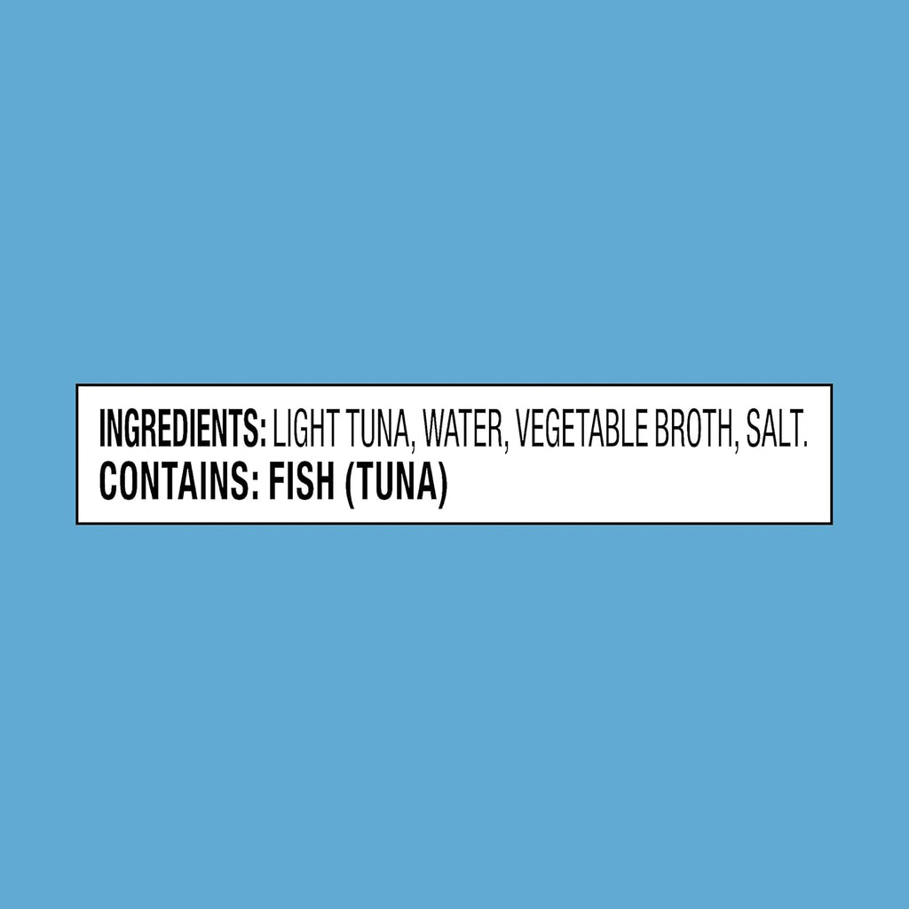 Chunk Light Tuna in Water, 2.6 Oz Pouch (12 Pack) Ready to Eat Wild Caught Tuna, 17G Protein, 70 Calories per Serving, Gluten Free, Soy Free, Kosher, Perfect for Salads, Keto Meals and Snacks