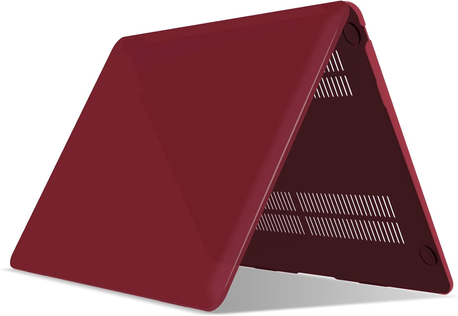 Compatible with New Macbook Air 13 Inch Case 2022 2021 2020 M1 A2337 A2179 A1932, Hard Shell Case & Sleeve & Keyboard Cover & Type C for Mac Air 13 with Touch ID, Wine Red, MAT13-WR+3