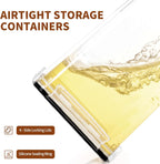 Airtight Food Storage Containers with Lids, 12PCS Plastic Kitchen Storage Containers for Pantry Organizers and Storage - Cereal, Rice, Flour and Sugar Containers with Labels & Marker