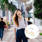 Seashell Sunglasses: Shell Shaped Eyeglasses, Fashion Rimless Wave Sunglasses for Girls Women
