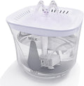 Cat Water Fountain, 2.4L/2.5QT Capacity, White | Ultra Silent Pet Drinking Fountain for Cats and Small Dogs, Indoor Water Fountain, with Replacement Filters