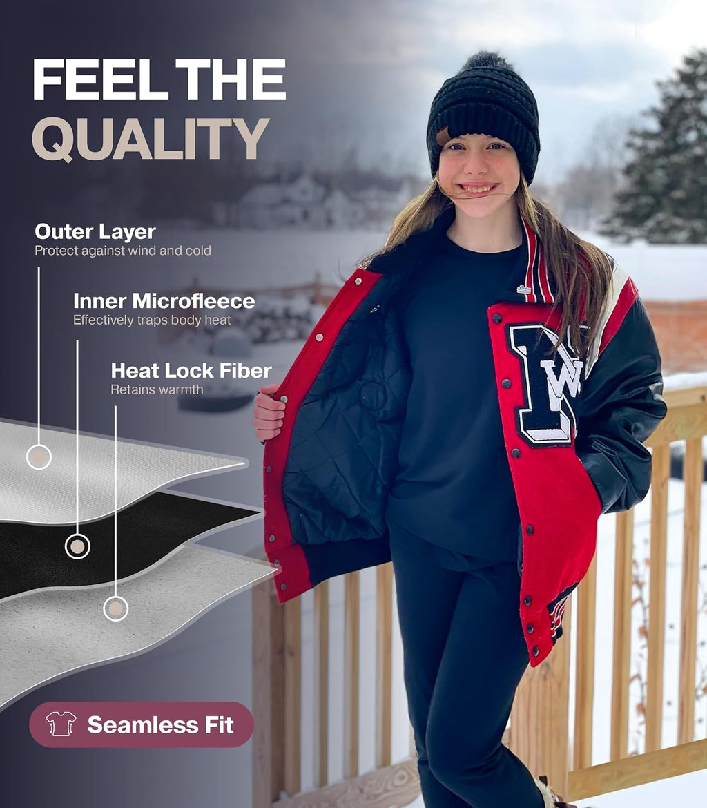 Girls' Thermal Tops 3-Pack by