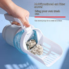Upgrade Widen Cat Litter Shovel Scoop With Refill Bags Large Cat Litter Box Self Cleaning Cat Waste Bin System Pet Supplies Pet Products - Lincoln Values
