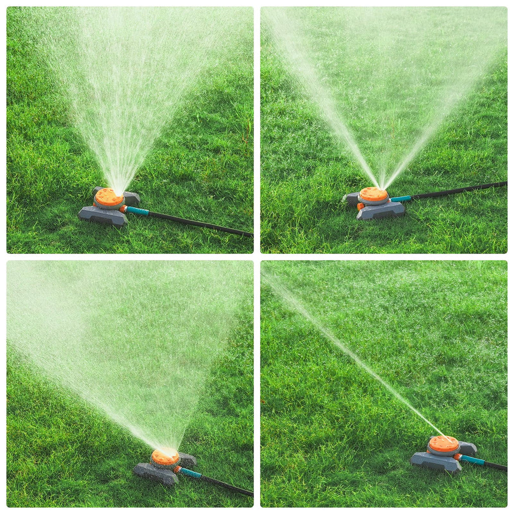 8-Pattern Sprinklers for Yard, Lawn Water Sprinkler for Watering Small and Large Garden, Yard and Lawn