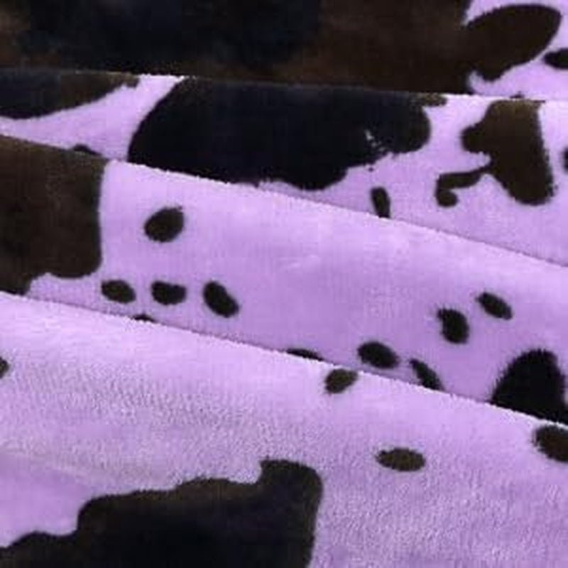Purple Throw Blanket, 50X60 Inches | for Women Mom Wife Her Girls, Ultra Soft Fuzzy Fleece, Cozy, Teen Girls Home Room Decor