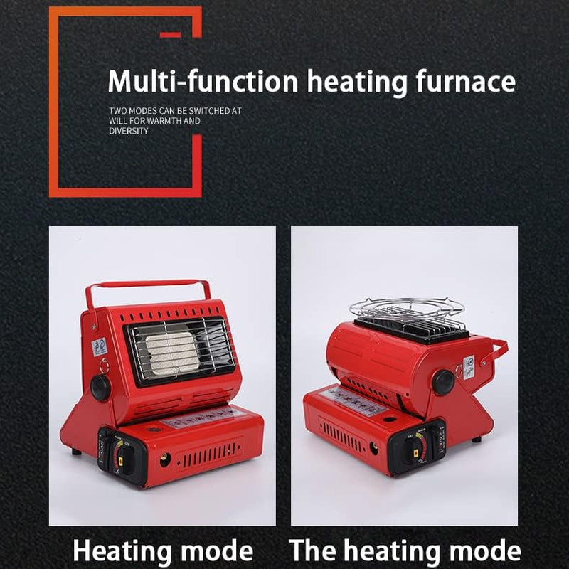 Outdoor Camping Emergency Butane Heater Double Coherent Heat Source Survival Tools for RV Tent