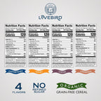 Healthy Cereal That Actually Tastes Good - Organic & 100% Real Food, No Refined Sugar & Gluten Free Cereal, Paleo, Keto Friendly Healthy Snacks for Kids, Adults - [Variety] [3-Pack]