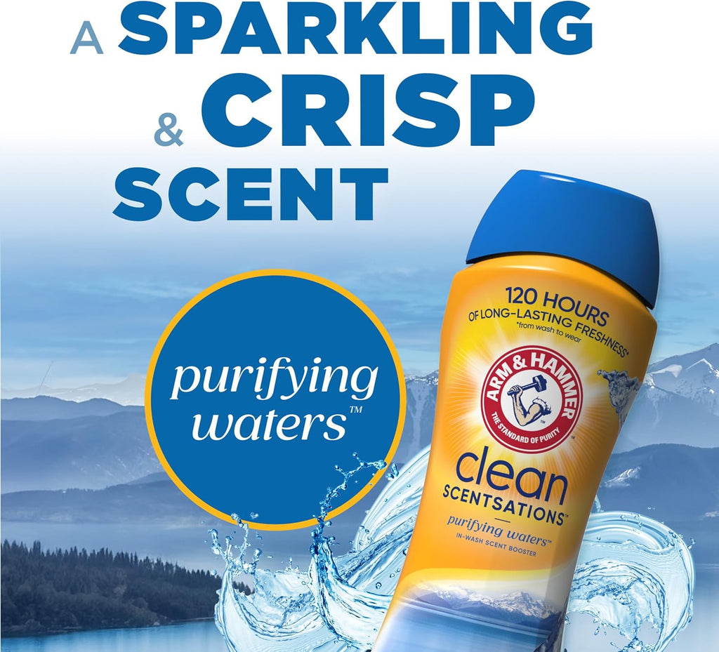In-Wash Scent Booster, Purifying Waters, 37.8 Oz