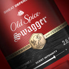 Sweat Defense Antiperspirant & Deodorant for Men, 24/7 Ultimate Sweat Protection, Long Lasting Scent, Soft Solid, Swagger with Cedarwood Scent, 2.6 Oz
