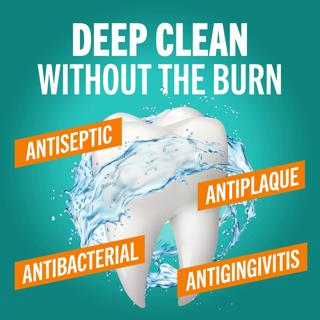 Deep Clean Mouthwash, Alcohol Free, Antiseptic Benefits, Fresh Mint, 16 Fl Oz