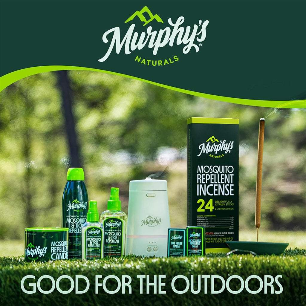 Mosquito & Tick Bug Repellent Spray, Oil of Lemon Eucalyptus for Skin + Outdoor Gear, Deet-Free, 4 Ounce Pump, 2-Pack