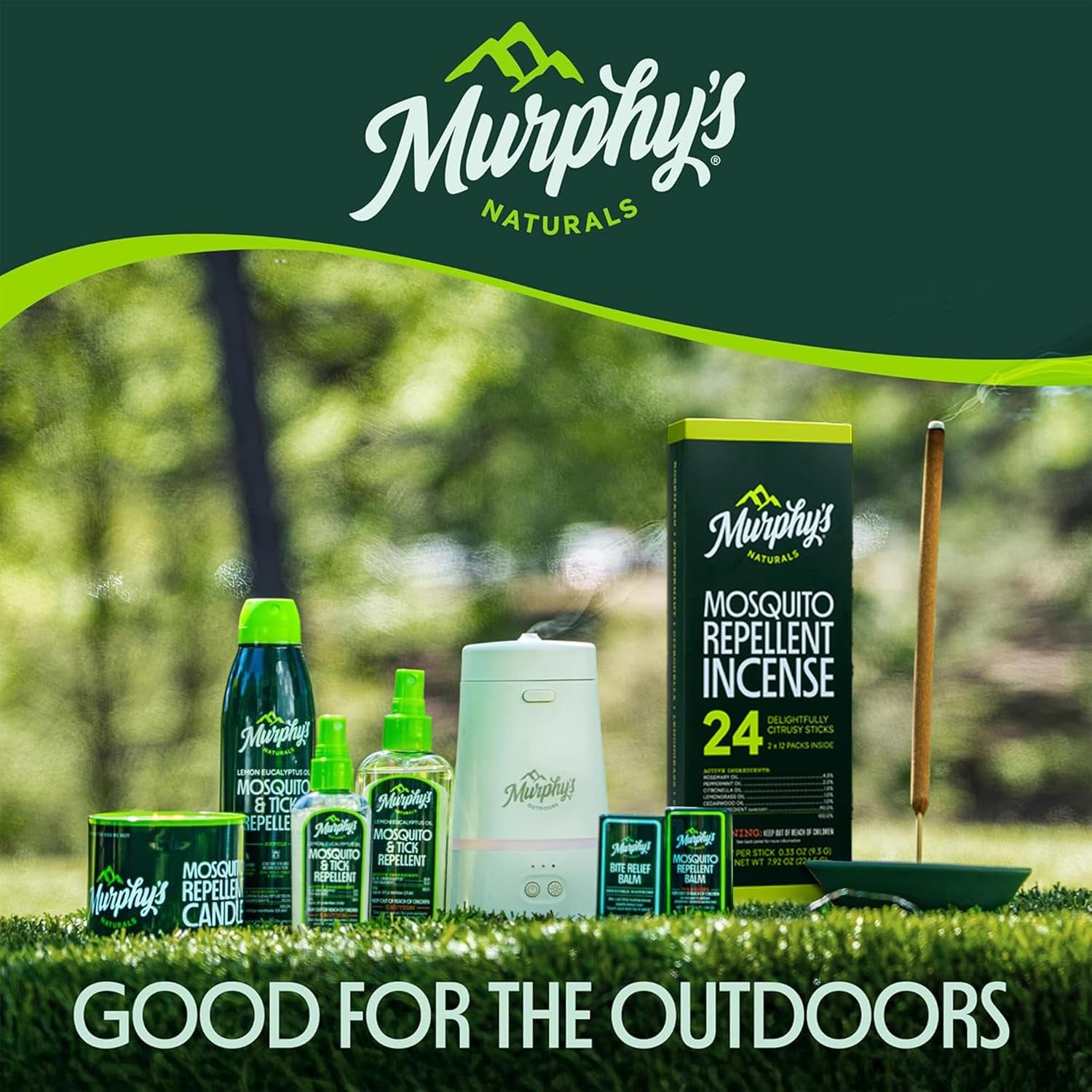Mosquito & Tick Bug Repellent Spray, Oil of Lemon Eucalyptus for Skin + Outdoor Gear, Deet-Free, 4 Ounce Pump, 2-Pack