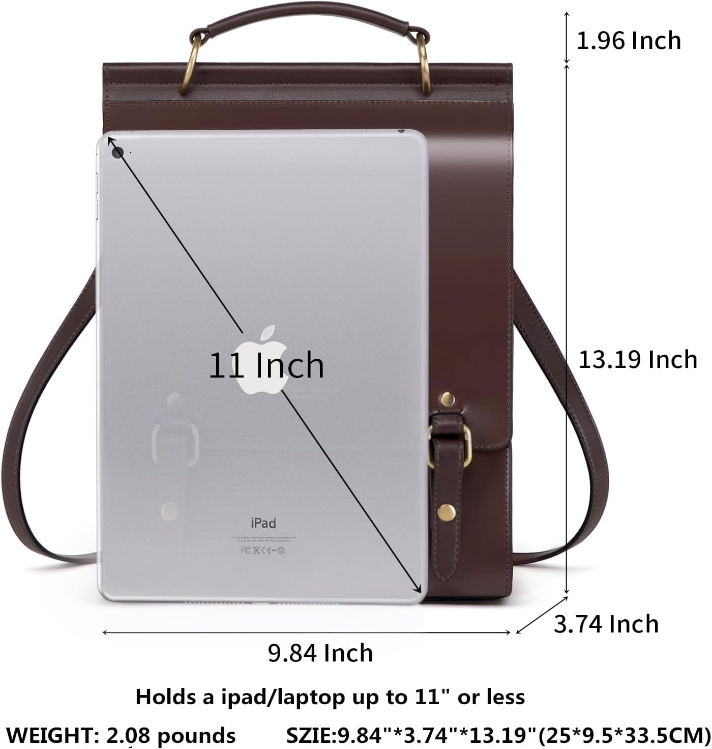 Leather Backpack Purse for Women Fashion Travel Shoulder Bag | Genuine Leather and Microfiber Leather, College Backpacks, Vintage, Casual Work Bag