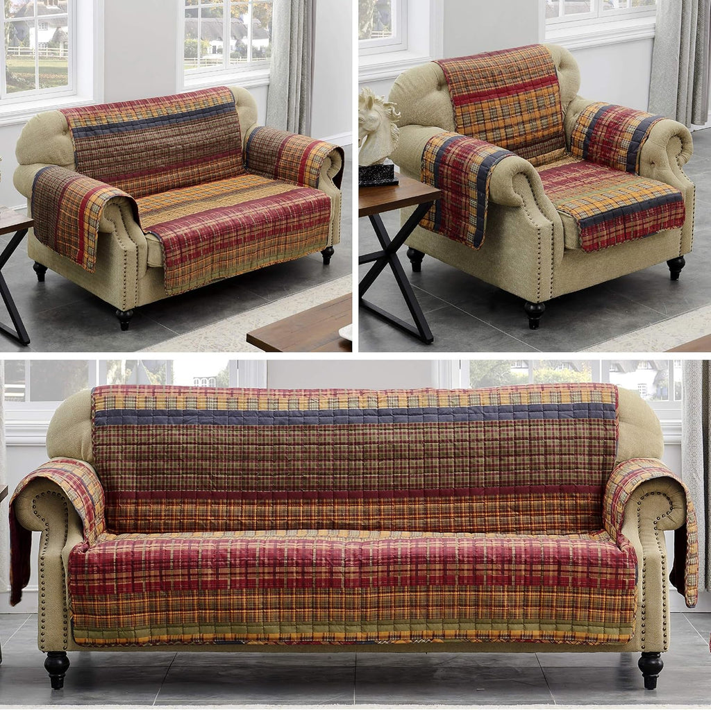 Gold Rush Reversible Slipcover - Furniture Protector - Sofa