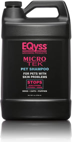 Micro-Tek Pet Shampoo - Soothes Dry Irritated Skin on Contact, Stops Itching, Scratching, Biting, Licking Hot Spots - for Cats & Dogs (128 Oz)