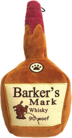 Power Plush Squeaky Dog Toy, Barker'S Mark, Large | Built in Squeaker & Crinkle, Reinforced Mesh Lining, Machine Washable, Soft for Puppies, Seniors & Light Chewers