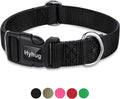 Black Puppy Collar, Quick-Release Buckle, Adjustable for Small Dogs | Durable Nylon, Adjustable Fit for Growing Pups. Great for Home Wear – Keeps Your Pup Looking Sharp & Comfortable