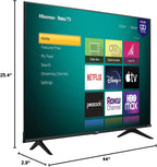 50-Inch Class R6 Series 4K UHD Smart Roku TV with Alexa Compatibility, Dolby Vision HDR, DTS Studio Sound, Game Mode (50R6G),Black