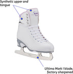 Jackson Figure Ice Skates JS180 / JS181 / JS184 - for Women and Girls | Comfortable Figure Skates for Ice Skating & Recreational Figure Skating, Ice Skates for Kids/Toddler Ice Skates-Medium Width
