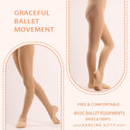3 Pairs Ballet Dance Tights -Toddler Girl Women