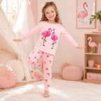 Little Girls Mermaid Pajamas 2 Piece Set 100% Cotton Sleepwear Toddler Clothes for Kids Baby Ladybug Style Pjs