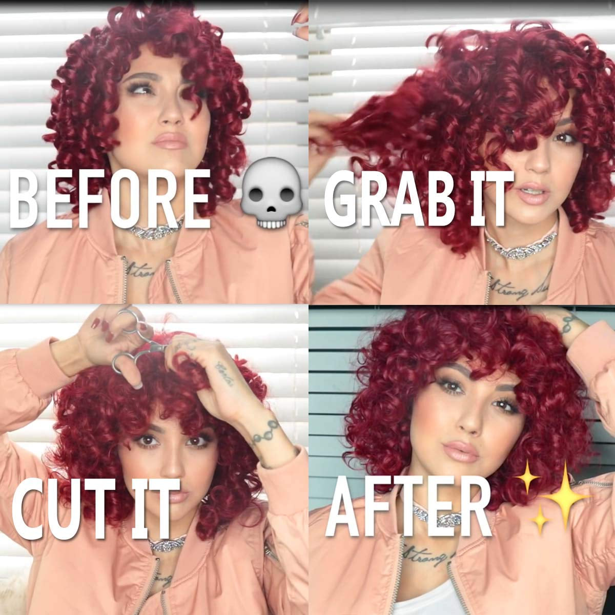 Curly Wig with Bangs Wigs for Black Women Honey Blonde Short Synthetic Hair Wigs (#30 Honey Blonde)
